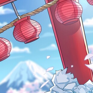 奇幻漫画月影契约封面插画